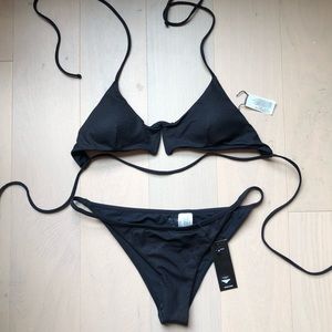 Tavik Bikini - Jacquard Textured - Black